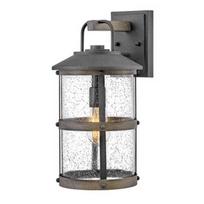 Sieninis lauko šviestuvas Quintiesse Lakehouse, 60W, E27, IP44, pilkas, 22.9 cm x 43.6 cm