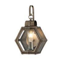 Sieninis lauko šviestuvas Quintiesse Heath, 40W, E27, IP44, bronzos, 26.7 cm x 41.8 cm
