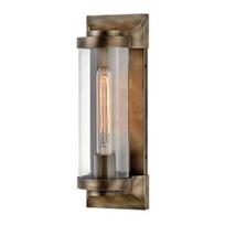 Sieninis lauko šviestuvas Quintiesse Pearson, 60W, E27, IP44, bronzos, 11.5 cm x 35.6 cm