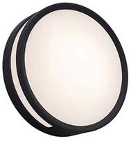 Sieninis lauko šviestuvas Lutec Rola, 13W, LED, IP54, juodas, 18.3 cm x 18.3 cm