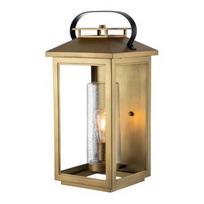 Sieninis lauko šviestuvas Quintiesse Atwater, 60W, E27, IP44, žalvario, 24.2 cm x 51.8 cm