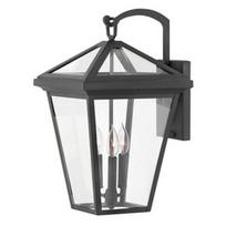Sieninis lauko šviestuvas Quintiesse Alford, 40W, E14, IP44, juodas, 30.5 cm x 53.7 cm