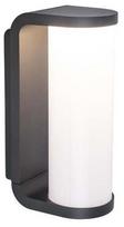 Sieninis lauko šviestuvas Lutec Adalyn, 10.2W, LED, IP44, tamsiai pilka, 7 cm x 20 cm