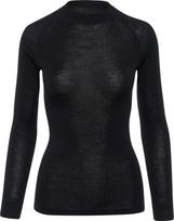 Termo marškinėliai Thermowave moterims Merino Warm, juodi
