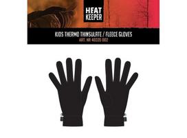 Termo pirštinės vaikams Thermal insulated gloves, Heat Keeper, juodos