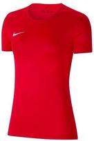 Nike Park VII W BV6728-657 termo marškinėliai (52317) (Raudona spalva)