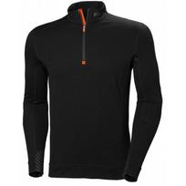 Helly Hansen 75107_990-XL Helly Hansen Marškinėliai termo Helly Hansen Lifa Merino Zip Juodas