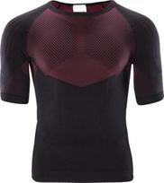 Termo marškinėliai, vyrams Hi-Tec Hano Top, bordo/juoda, M/L