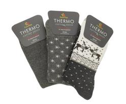 Frotinės termo kojinės moterims Footstar Thermo 68305, 3 poros, pilkos