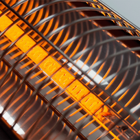 sildytuvas - Veito BLADE S (sidabrinis, 2500W) - 7 nuotrauka