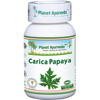 maisto papildai imunitetui - Planet Ayurveda Carica Papaya, 60 kapsulių - 3 nuotrauka