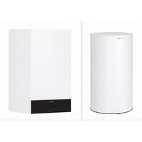 Dujinis kondensacinis katilas VIESSMANN Vitodens 200-W 19 kW su kaupikliu Vitocell 100-W talpa 150 litrų Z021053