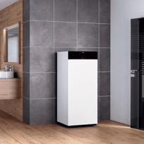 Dujinis kondensacinis katilas Viessmann Vitodens 111-W, 3,2-25,0 kW su integruotu 46L vandens šildytuvu, Z022872