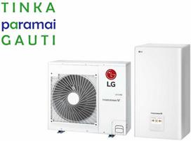 ŠILUMOS SIURBLYS ORAS-VANDUO LG THERMA V, SPLIT, 5.5 KW Ø1