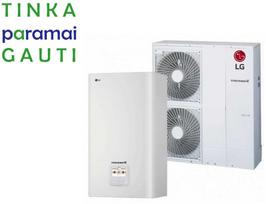 ŠILUMOS SIURBLYS ORAS-VANDUO LG THERMA V, SPLIT, 14 KW Ø3