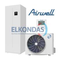 Airwell Wellea WT šilumos siurblys oras-vanduo ODMA-100T-09M22-25/AW-YHPSA08-H91 su integruota 240L vandens talpa