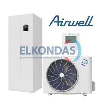 Airwell Wellea WT šilumos siurblys oras-vanduo ODMA-100T-09M22-19/AW-YHPSA10-H91 su integruota 190L vandens talpa