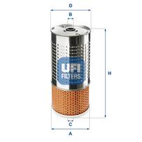 Alyvos filtras UFI 25.499.00