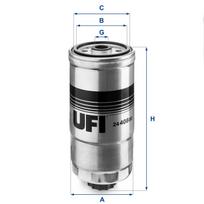 Degalų filtras UFI 24.408.00