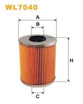 Alyvos filtras WIX FILTERS WL7040