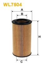 Alyvos filtras WIX FILTERS WL7504