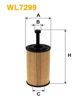 Alyvos filtras WIX FILTERS WL7299