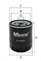 Alyvos filtras MFILTER TF 6551