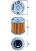 Alyvos filtras MAHLE ORIGINAL OX 805