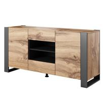 komoda 180 - Komoda Halmar Wood, ruda/pilka - 1 nuotrauka