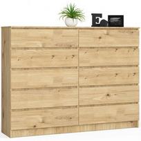 komoda akord - Komoda Akord K160, ąžuolo, 40 cm x 160 cm x 121 cm - 2 nuotrauka