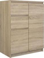 komoda 70 cm - Top E Shop Topeshop 2D2S SONOMA komoda - 1 nuotrauka