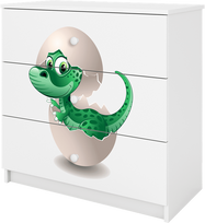 Balta Komoda babydreams mažasis dino
