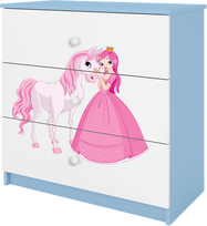 Mėlyna Komoda babydreams princesė