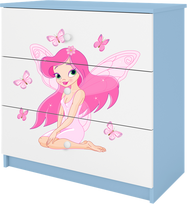Mėlyna Komoda babydreams fėja