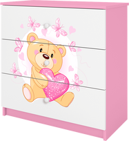 rozinis meskiukas - Rožinė Komoda babydreams meškiukas - 1 nuotrauka