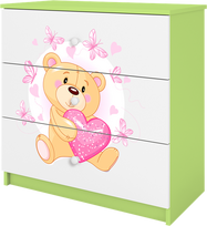 Žalia Komoda babydreams meškiukas