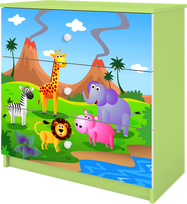 Žalia Komoda babydreams safari