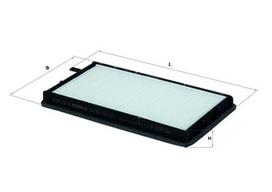 Salono filtras KNECHT LA 80