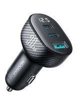 charger 30w usb c - Joyroom JR-CCD04 2xUSB-C/USB-A 30W juodas - 1 nuotrauka