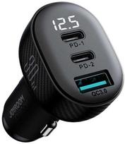 charger 30w usb c - Joyroom JR-CCD04 2xUSB-C/USB-A 30W juodas - 2 nuotrauka