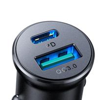 charger 30w - Joyroom CCN05 USB-C/USB-A 30W juodas - 2 nuotrauka