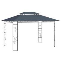 Pavėsinė, 4x3x2,7 m, pilka