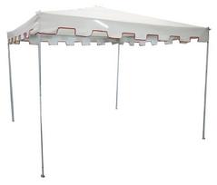 Sodo pavėsinė Besk, 3x3x2.5 m, balta