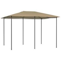 Pavėsinė, taupe spalvos, 3x4x2,6m, 160g/m²
