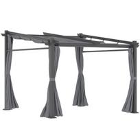 Pavesinė Outsunny Pergola, 2,97x2,95 m, pilka