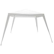 4-ių sienelių pavėsinė su stogu Patio Pe, balta