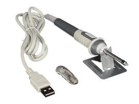 Su USB maitinamas lituoklis, 10 W, temperatūros diapazonas: 420–480 °C