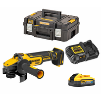 dewalt 18v kampinis - DCG409H1T DeWALT 18V FLEXVOLT Advantage kampinis šlifuoklis (1x5.0 Ah) - 1 nuotrauka