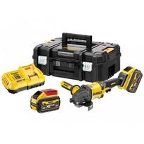dewalt dcg418 - DCG418X2 DeWALT FLEXVOLT 54V kampinis šlifuoklis (2x9.0 Ah) - 1 nuotrauka