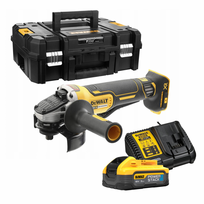 dewalt 18v kampinis - DCG406H1T DeWALT 18V kampinis šlifuoklis (1x5.0 Ah) - 1 nuotrauka